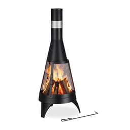 Relaxdays Relaxdays Terrassenofen 120 cm