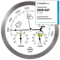 airself airself Edelstahl-Rund Ø 13,8 cm