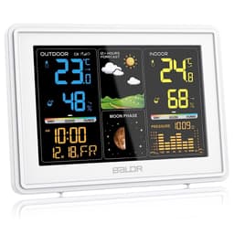 BALDR BALDR 359V2-WH Farbdisplay weiß mit Barometer