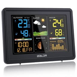 BALDR BALDR 359V2-BL Farbdisplay schwarz mit Barometer