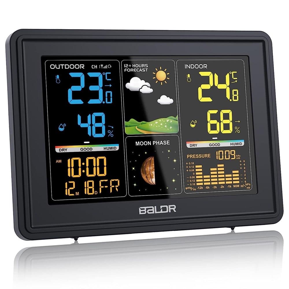 BALDR Funk-Wetterstation mit Barometer