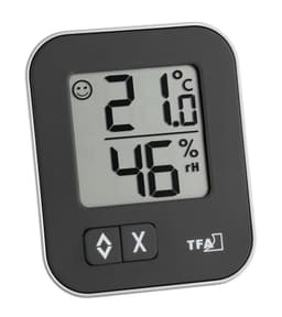 TFA Dostmann TFA Moxx Thermo-Hygrometer schwarz