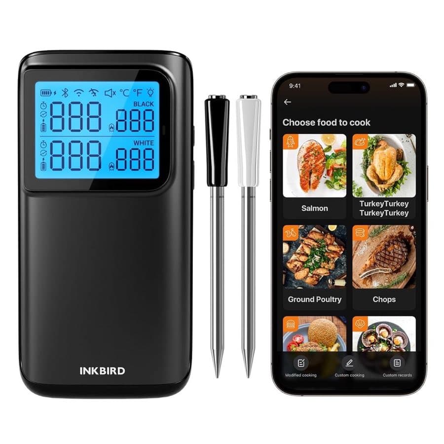 Inkbird INT-12E-BW WLAN BBQ-Thermometer