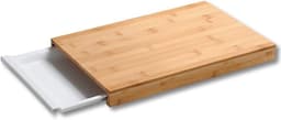 Kesper KESPER Bambusbrett mit 1 PP-Auffangschale 38×25