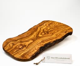 das Olivenholzbrett DAS OLIVENHOLZBRETT® Naturschnitt 40 cm