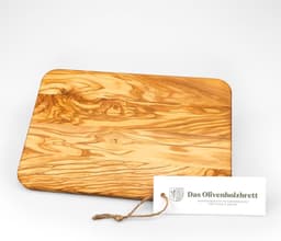 das Olivenholzbrett DAS OLIVENHOLZBRETT® 30×20 verleimt