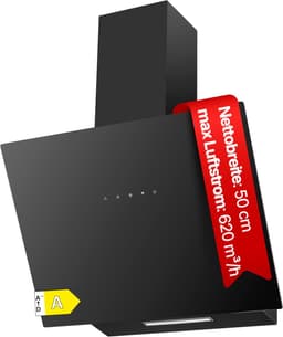 Amica Amica KHF 654 630 S Kaminhaube 50 cm Schwarz
