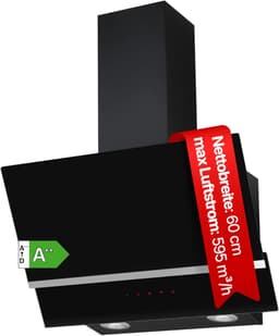 Amica Amica KHF 664 611 S Kaminhaube 60 cm Schwarz