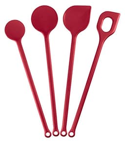 Kigima Kigima 4-teiliges Kochlöffel-Set Rot (PBT)