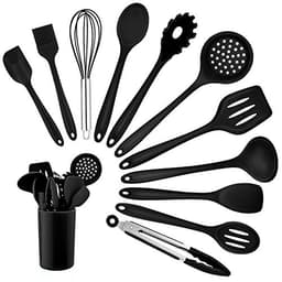 Homikit Homikit Silikon Küchenhelfer Set 12-teilig Schwarz