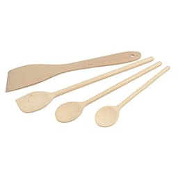 FACKELMANN FACKELMANN 31125 Holz Küchenhelfer-Set 4-teilig