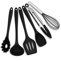 Joyfair Joyfair Silikon Küchenhelfer Set 6-teilig Schwarz