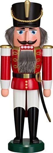 Seiffener Volkskunst Seiffener Volkskunst Husar 37 cm rot