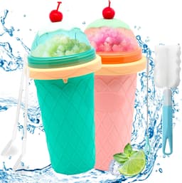 DAZZTIME DAZZTIME Slush-Becher 2er-Set Grün/Rosa