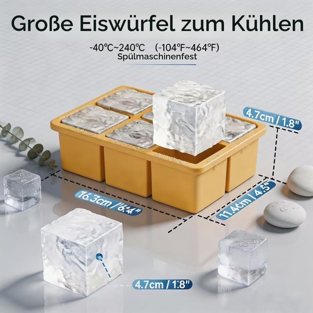 Cisteen 3er XXL 2-Zoll Silikon