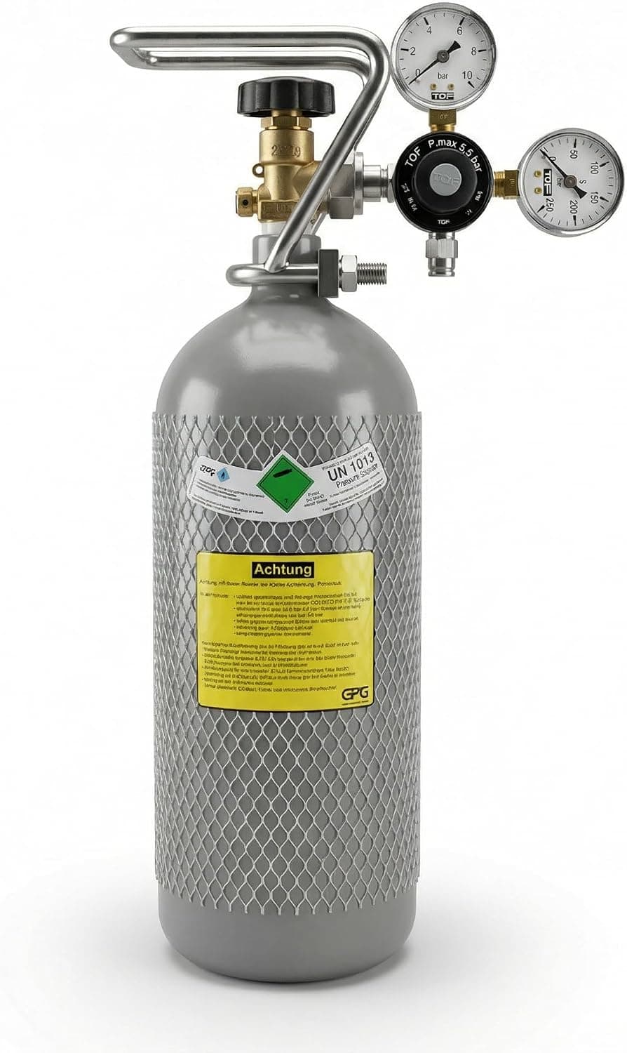 Neues Wasser Bundle: Druckminderer + 2 kg CO₂ für Brita Yource