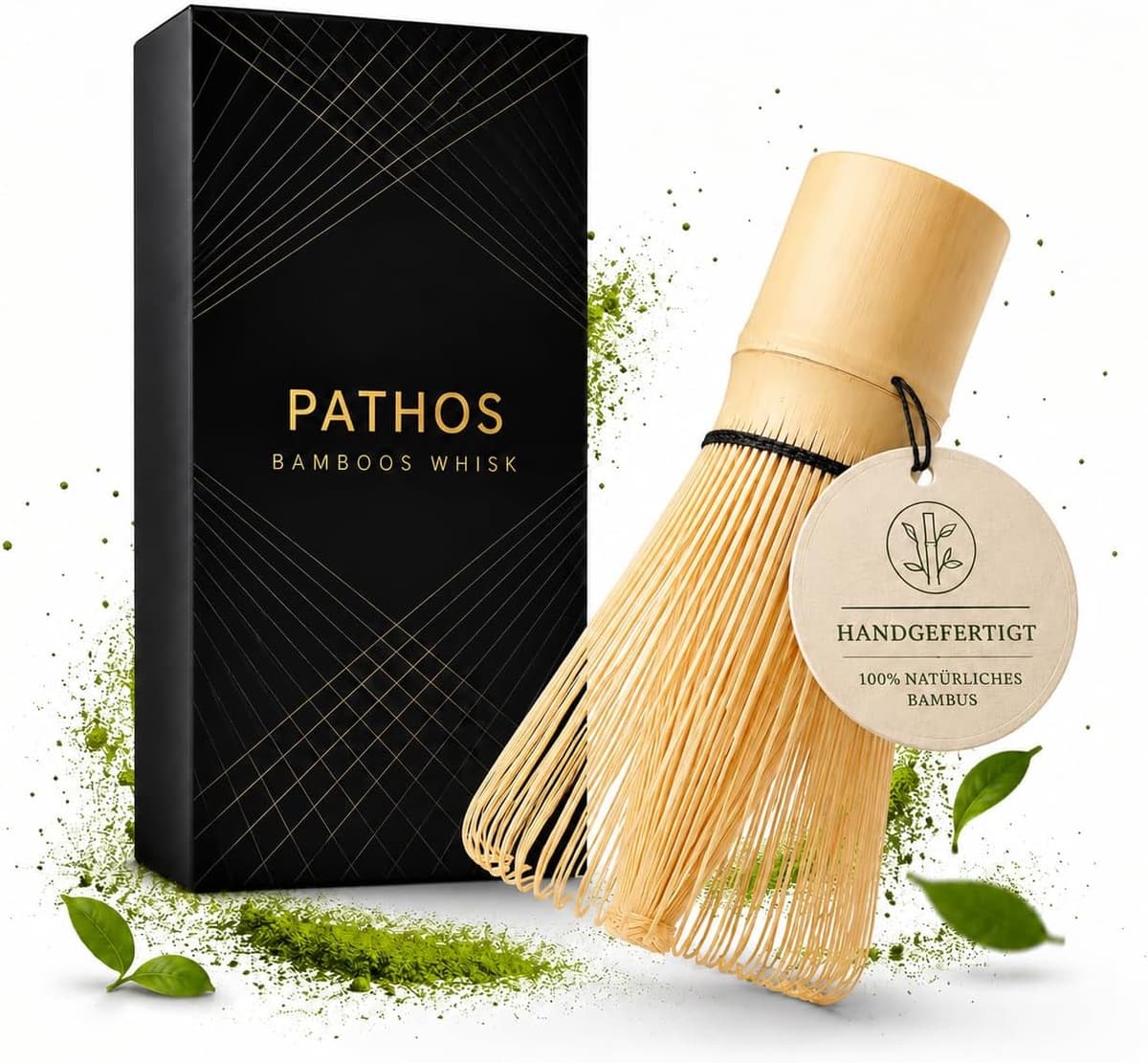 PATHOS Matcha-Besen Chasen 100 Borsten