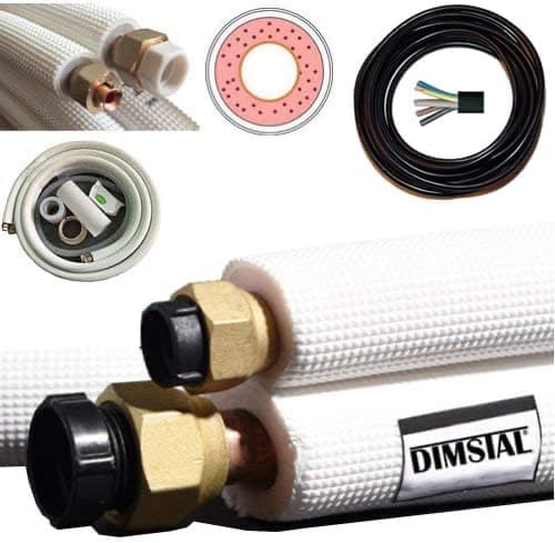 DIMSTAL Kupferleitung 2×4 m 3/8"+5/8"