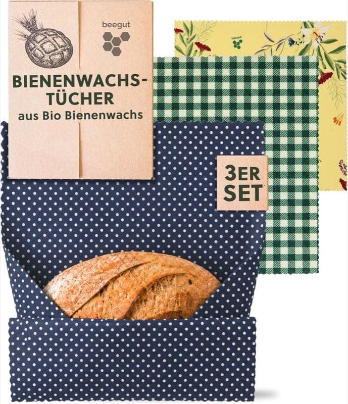 beegut BIO Bienenwachstücher 3er Set