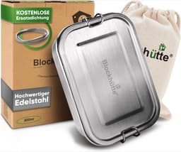 Blockhütte Blockhütte Brotdose 800 ml mit Fächern