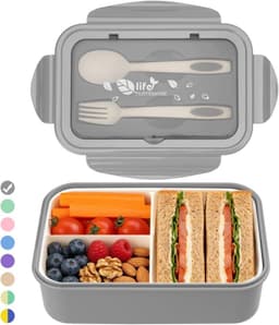 BIBURY BIBURY Lunchbox 1400 ml Grau