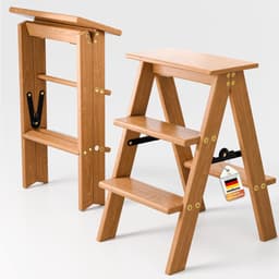 Veekovo Holz-Trittleiter 3 Stufen