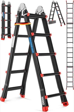 MASKO MASKO 6in1 Mehrzweckleiter 20 Sprossen