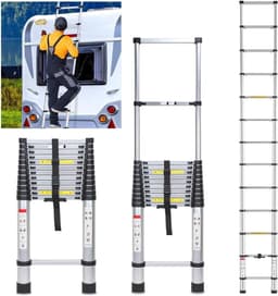 Cecaylie Cecaylie Teleskopleiter 5 m Aluminium