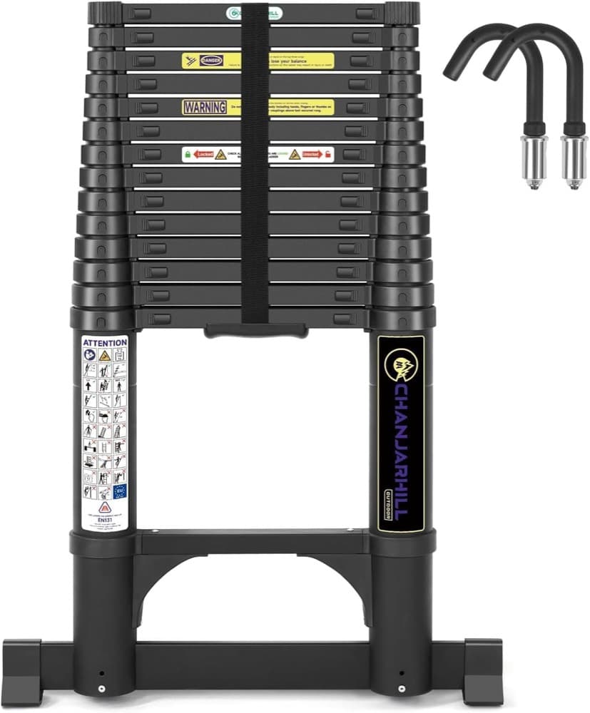 Chanjarhill Alu Teleskopleiter 4,4 m Schwarz