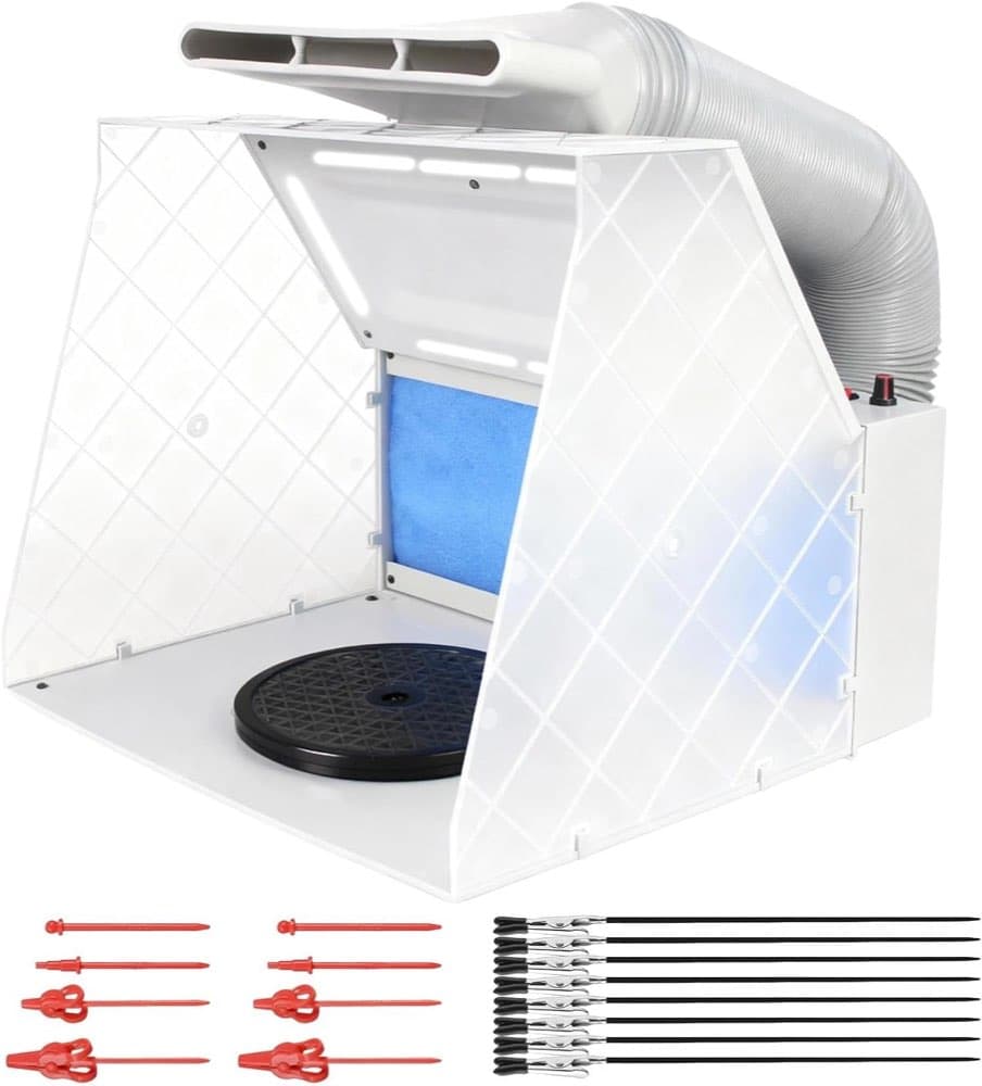 ABEST Absauganlage 5,1 m³/min regulierbar, 3-Schicht-Filter