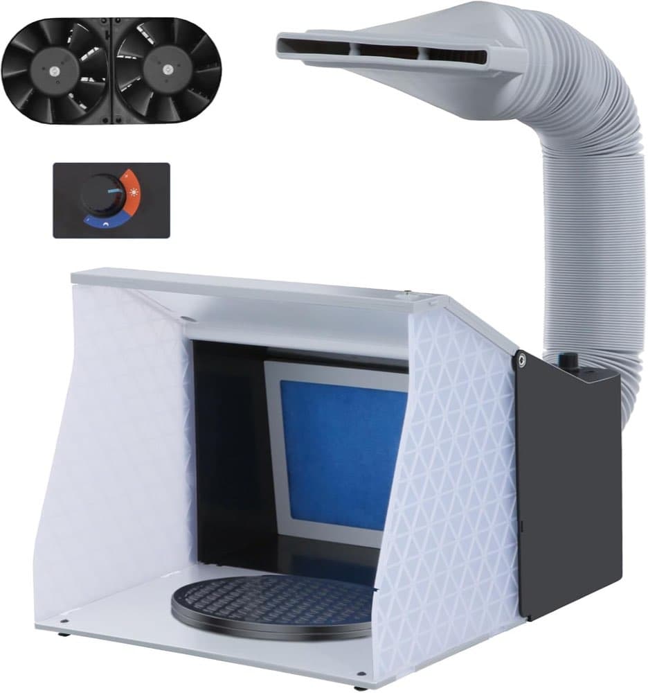VELPAX Absaugkabine Dual-Fan regulierbar