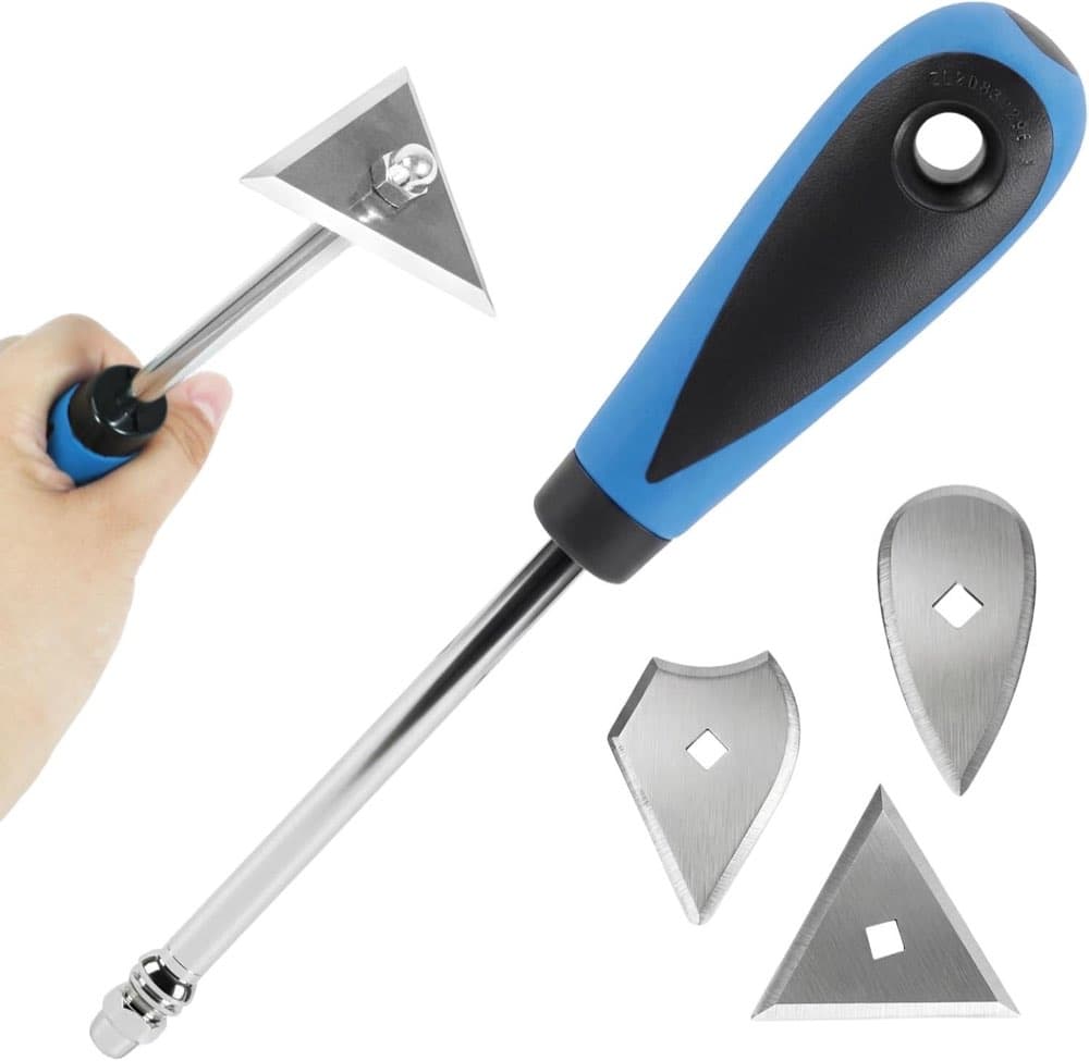 SIWOKJJO 3-in-1 Farbschaber-Set Holzgriff