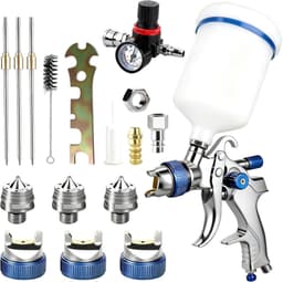 MFUSUL MFUSUL HVLP Druckluft-Kit 600 ml, 3 Düsen
