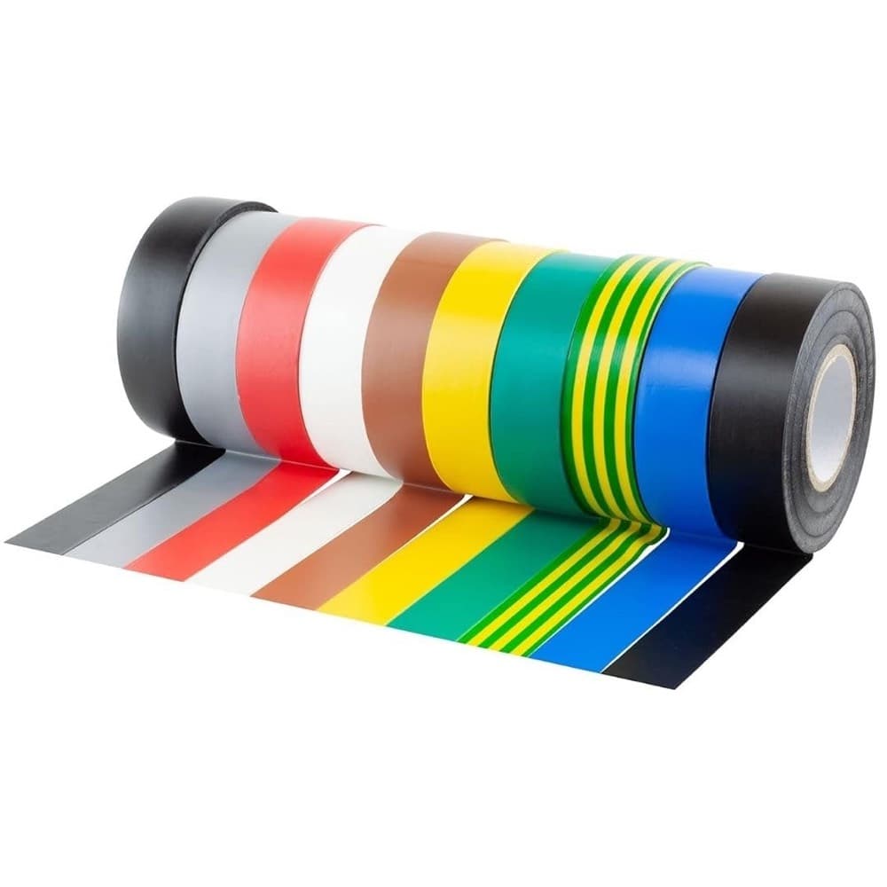 Gocableties PVC-Isolierband Multicolor 19 mm × 20 m