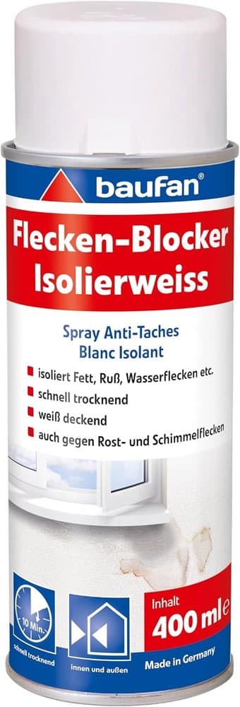 Baufan Flecken-Blocker Isolierweiß 400 ml