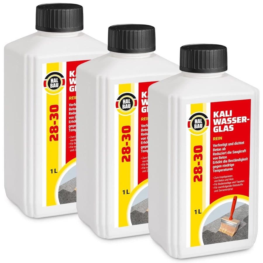 HALBAU Kaliwasserglas 28-30 3 L