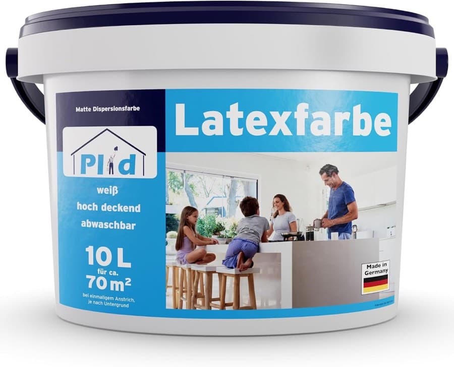 Plid Latexfarbe Weiß matt 10 l