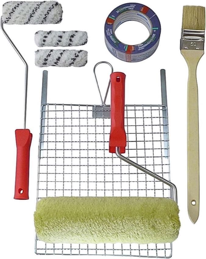 ROTIX Fassaden-Malerset 9-teilig mit 25-cm-Walze