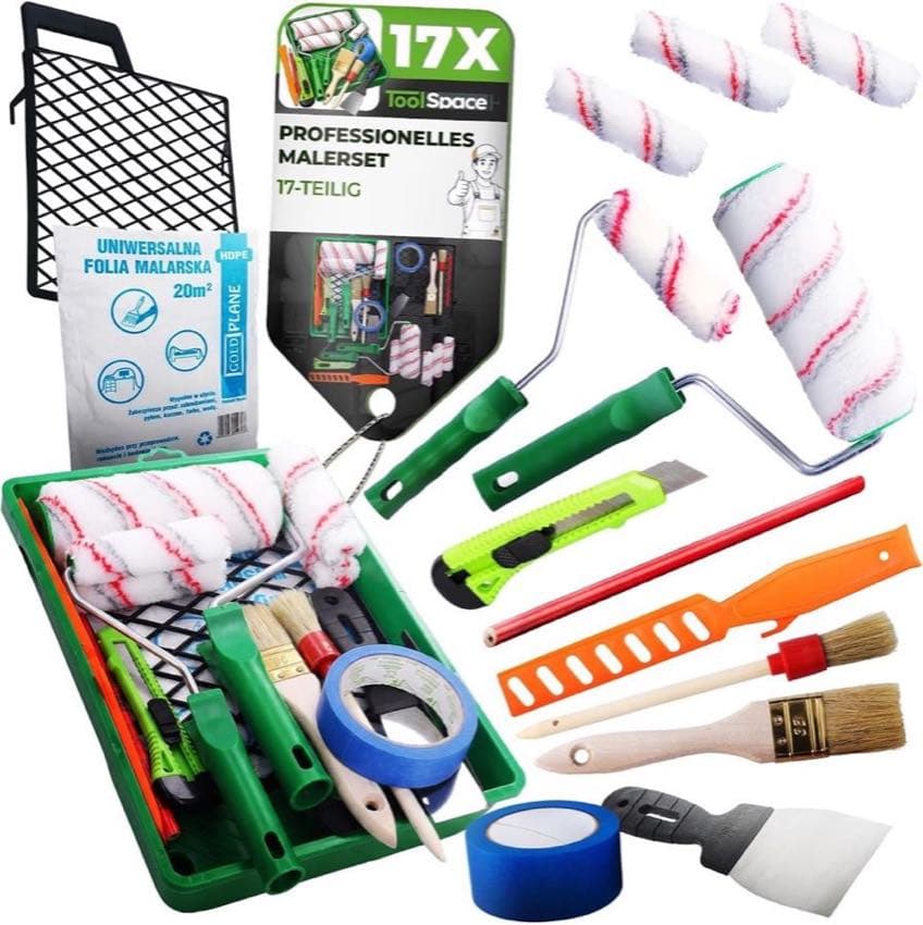 ToolSpace Malerset 17-teilig