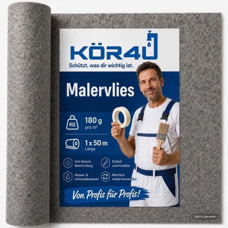 kör4u Malervlies 50 m² 180 g/m²