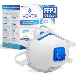 VEVOX VEVOX FFP3 mit Ventil (10er)