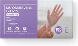 by Amazon by Amazon Vinyl transparent L (100)