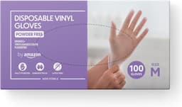by Amazon Vinyl transparent M (100)