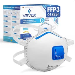 VEVOX VEVOX FFP3 mit Ventil (5er)