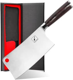 imarku Chinesisches Kochmesser 18 cm (7Cr17MoV)