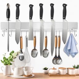 Dmore Dmore Magnetleiste Messer 43 cm mit 10 Haken