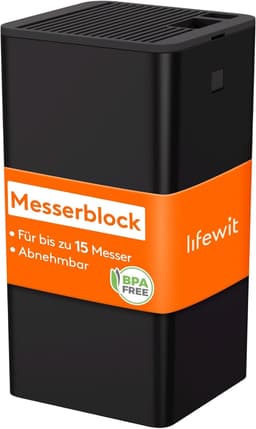 Lifewit Lifewit Kunststoff-Messerblock 15er
