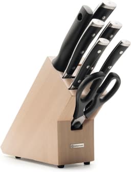 WÜSTHOF WÜSTHOF Classic Ikon Messerblock 7-teilig, Braun
