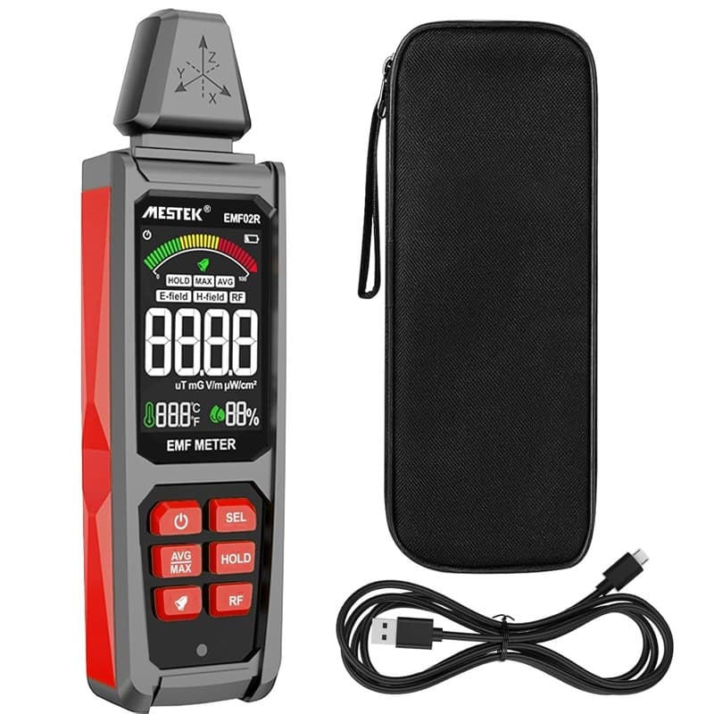 MESTEK 5-in-1 EMF-Messgerät EMF02R
