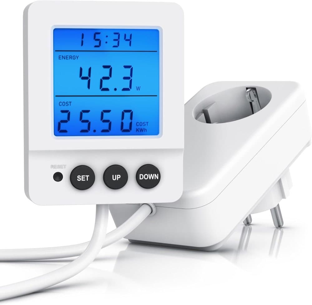 CSL Energiekostenmessgerät mit Kabeldisplay